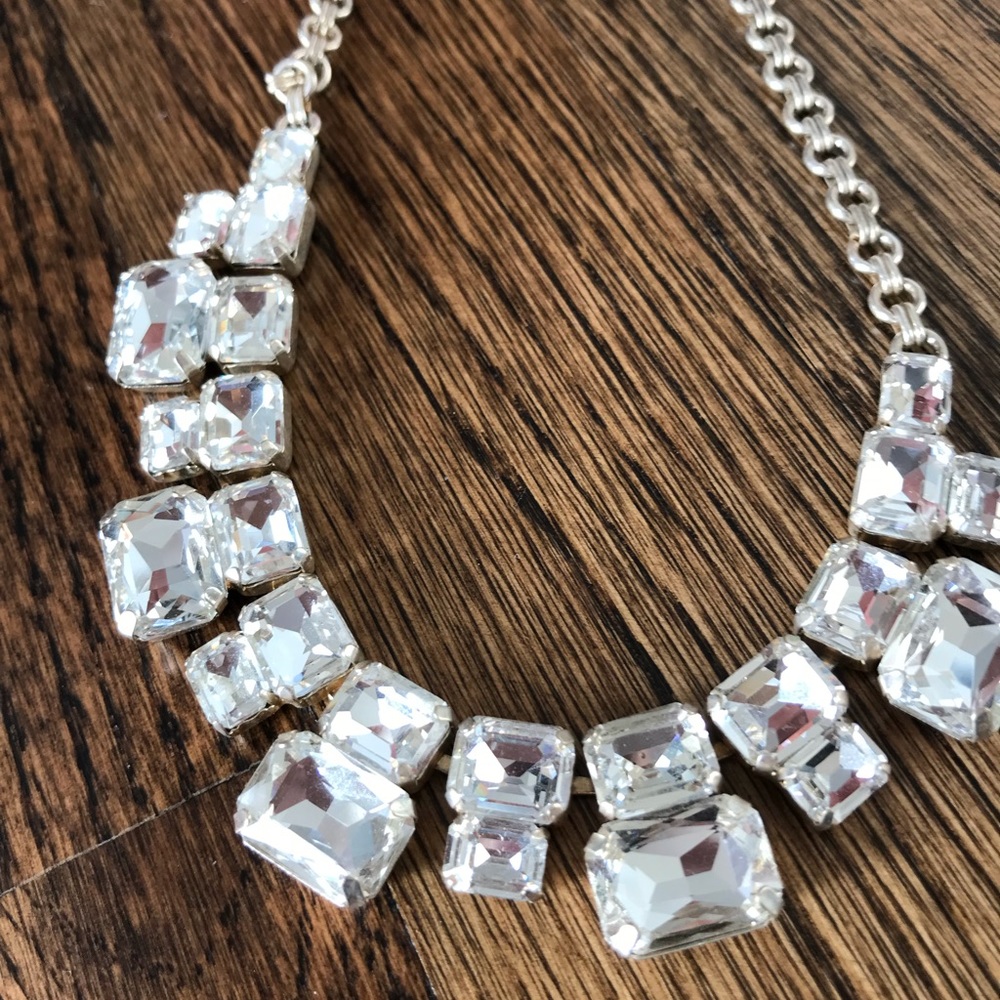 Statement Rhinestone Necklace - Picture 5 of 8